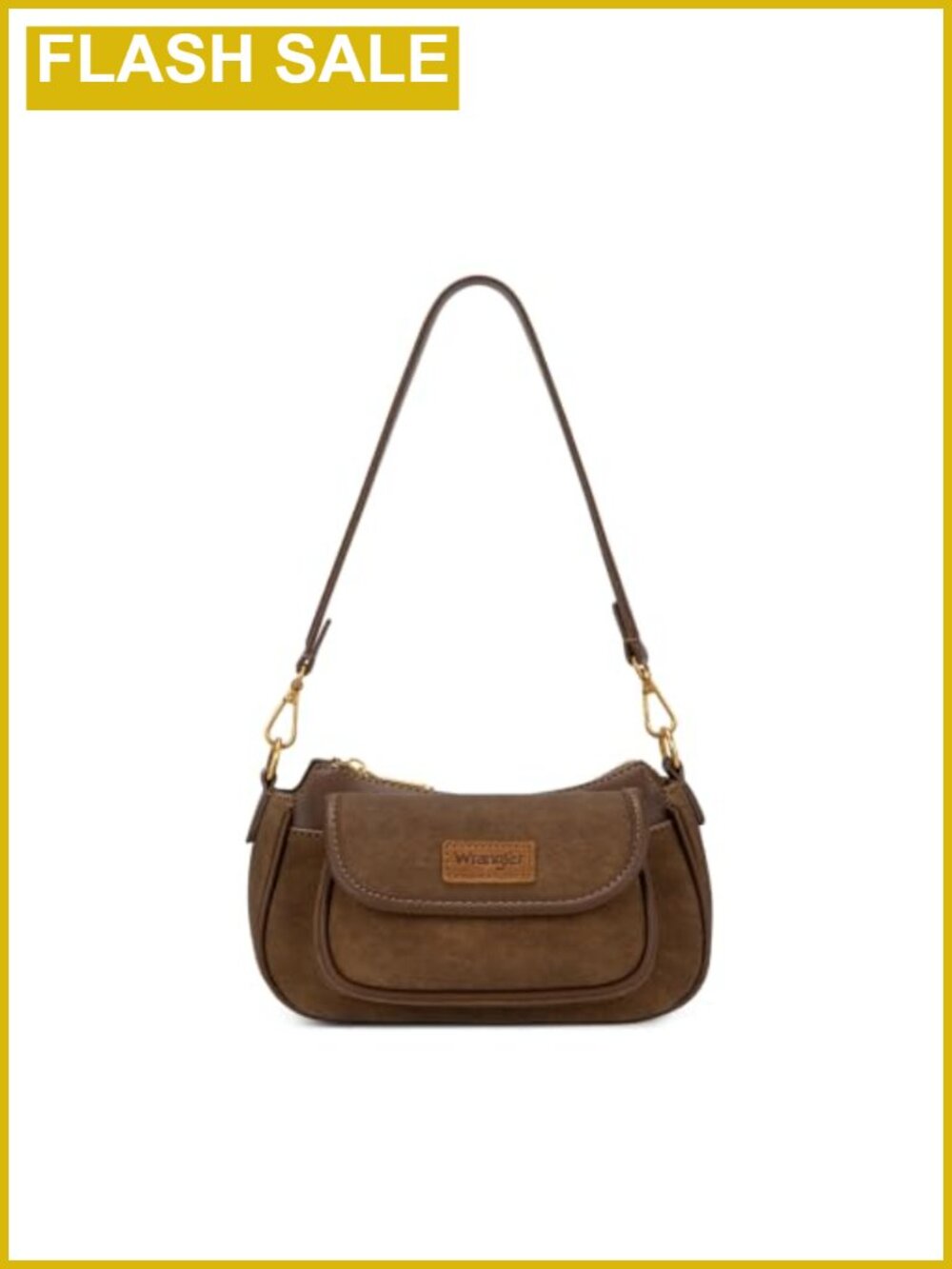 Small Faux Leather Shoulder Bag with Detachable Straps Hobo Purse